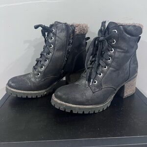 black boots